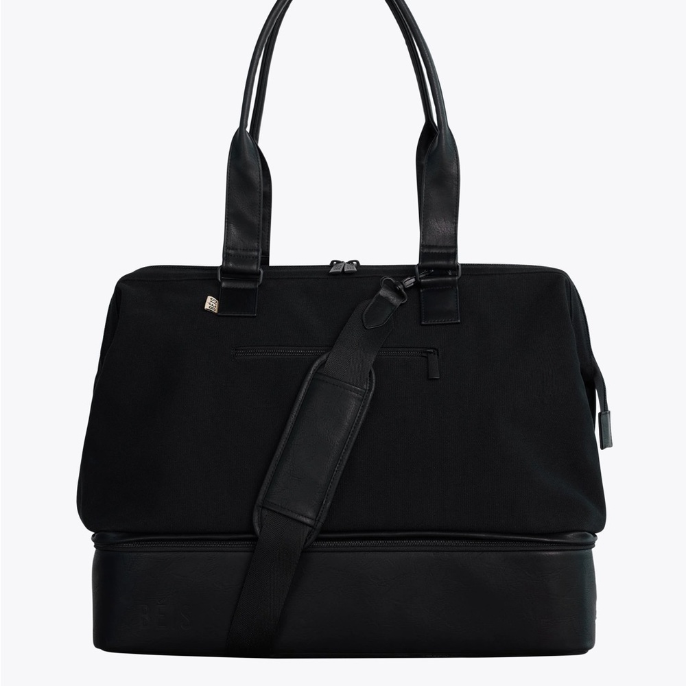 BEIS Black weekender bag